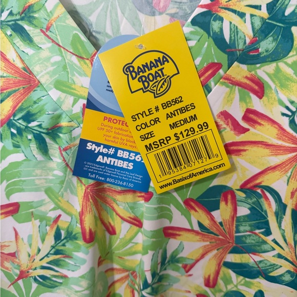 Banana Boat Dress SPF50 medium 3/4 sleeve NEW - Picture 6 of 7